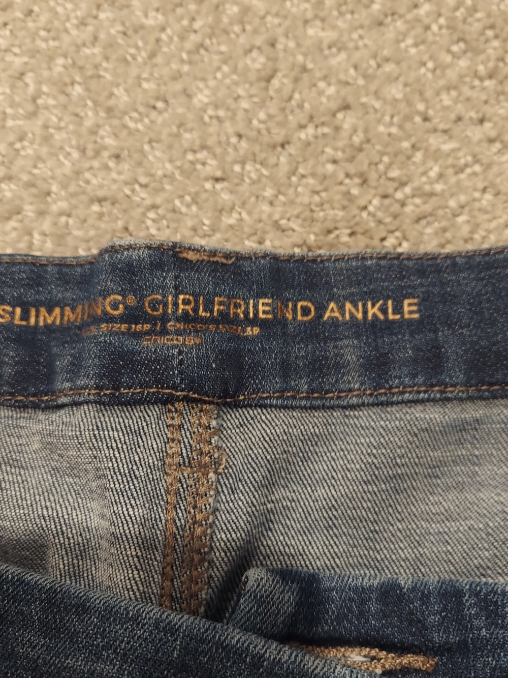 Chico's Slimming Girlfriend Ankle Jeans - Medium Blue Denim